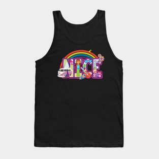 'Nice Graphic 70s Design' Awesome 70s Vintage Tank Top